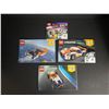 Image 3 : LOTS OF LEGO PIECES LOOSE FIRE, GRILL AND MORE AS WELL AS MANUALS