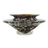 Image 1 : "Small Ikebana Flower Bowl" Hand-Blown Glass Bowl, Hand Signed by GartnerBlade Glass.