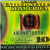 Image 2 : Steve Kaufman (1960-2010), "100 Dollar New Ben Bill" Hand Signed and Numbered Limited Edition Hand P