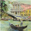 Image 2 : Gandolfo Pereyra, "Grand Canal" Original Oil Painting on Canvas, Hand Signed with Letter of Authenti