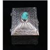 Image 3 : Navajo Stormy Mountain Turquoise Sterling Box