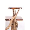 Image 8 : Rustic Multi-Platform Pine Log Computer Desk