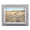 Image 1 : Ernest Berke Original Antelope Framed Oil Painting