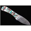 Image 2 : Navajo Wilson Dawes Multi-Stone Damascus Knife
