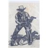 Image 17 : Thomas Helprin Gunfight Original Oil & Study