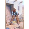 Image 2 : Thomas Helprin Gunfight Original Oil & Study