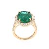 Image 3 : Natural 7.92ct Emerald 14K Ring - GIA & IAS Papers