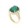 Image 4 : Natural 7.92ct Emerald 14K Ring - GIA & IAS Papers