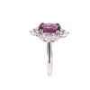 Image 4 : Purplish-Pink Spinel 2.25ct & VS1 Diamond Ring