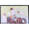 Image 2 : Bucking Bronco Signed Oil Painting on Canvas