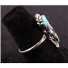 Image 8 : Zuni Inlaid Multi-Stone Sterling Ring Collection