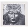 Image 2 : Original Graphite Portrait of Native Man by Smith