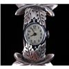 Image 7 : Navajo F Jones Sand Cast Sterling Silver Watchband