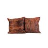 Image 2 : Brindle Brown & Black Cowhide Premium Two Pillows