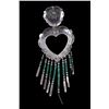 Image 8 : Navajo Q T Quoc Sterling Silver Malachite Earring