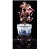 Image 1 : Carved Jade Cherry Blossom Tree Japanese Bowl