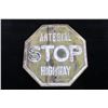 Image 1 : Embossed Multi-Colored Arterial Highway Stop Sign