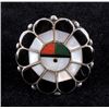 Image 2 : Zuni Sunface Sterling & Multi-stone Inlay Rings
