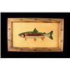 Image 1 : 2013 Hand Carved Trout Maple Wood Art by PAU