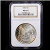 Image 2 : ***Auction Highlight*** NGC 1886-p Monster Rainbow Toned Morgan Dollar $1 Graded ms65* By NGC (fc)