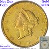 Image 8 : ***Auction Highlight*** 1849C Closed wreath TY1 Charlotte Gold Dollar $1 Graded Select au+ By USCG (