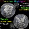 Image 1 : ***Auction Highlight*** 1896-p Morgan Dollar $1 Grades Choice Unc DMPL (fc)