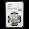 Image 2 : NGC 1884-o Morgan Dollar $1 Graded ms65 By NGC