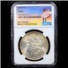 Image 2 : NGC 1878-s Morgan Dollar $1 Graded ms63 By NGC