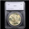 Image 2 : 1923-p Peace Dollar $1 Graded ms66 By SEGS