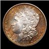 Image 2 : 1881-s Colorfully Toned Morgan Dollar $1 Grades GEM+ Unc