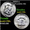 Image 1 : 1952-s Franklin Half Dollar 50c Grades Select Unc FBL
