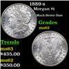 Image 1 : 1889-s Morgan Dollar $1 Grades Select Unc