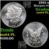 Image 1 : 1881-s Morgan Dollar $1 Grades Choice Unc PL