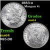 Image 1 : 1883-o Morgan Dollar $1 Grades Choice Unc