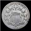 Image 2 : 1882 Shield Nickel 5c Grades vf++