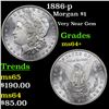 Image 1 : 1886-p Morgan Dollar $1 Grades Choice+ Unc