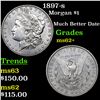 Image 1 : 1897-s Morgan Dollar $1 Grades Select Unc
