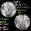 Image 1 : 1891-s Morgan Dollar $1 Grades Select Unc