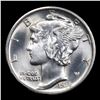 Image 2 : 1938-d Mercury Dime 10c Grades GEM+ FSB