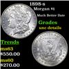Image 1 : 1898-s Morgan Dollar $1 Grades Unc Details