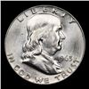 Image 2 : 1963-d Franklin Half Dollar 50c Grades Choice Unc FBL