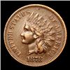 Image 2 : 1878 Indian Cent 1c Grades AU, Almost Unc