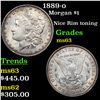 Image 1 : 1889-o Morgan Dollar $1 Grades Select Unc