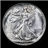 Image 2 : 1938-p Walking Liberty Half Dollar 50c Grades Choice+ Unc