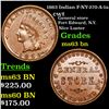 Image 1 : 1863 Indian F-NY-270-A-1a Civil War Token 1c Grades Select Unc BN