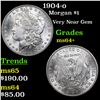 Image 1 : 1904-o Morgan Dollar $1 Grades Choice+ Unc