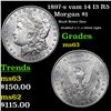 Image 1 : 1897-s vam 14 I3 R5 Morgan Dollar $1 Grades Select Unc