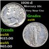 Image 1 : 1926-d Mercury Dime 10c Grades Choice AU/BU Slider