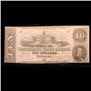 Image 2 : T-52 Dec. 2 1862 $10 Confederate States of America (C.S.A.) PF-2/Cr.376 Grades xf