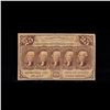 Image 2 : 1862 US Fractional Currency 25¢ First Issue Fr-1281 Thomas Jefferson W/ Monigram Grades Select AU